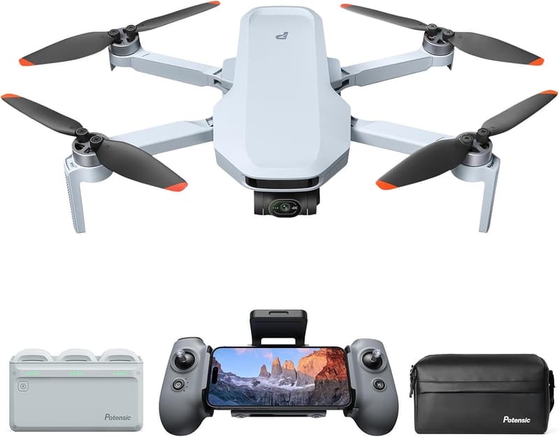 Potensic ATOM 2 GPS Drohne 4K mit 3-Achsen-Gimbal und 96 Min. Flugzeit