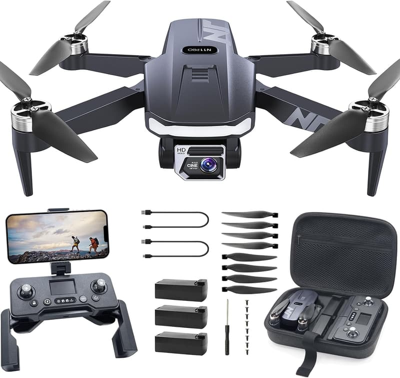 NAFYRE N11 PRO GPS Drohne mit 4K Kamera und 90 Min Flugzeit