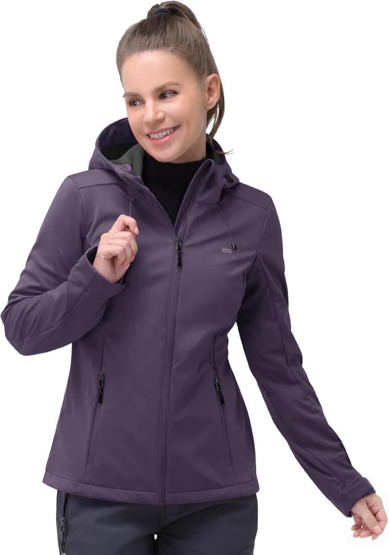 Damen Softshelljacke – Wasserdicht, atmungsaktiv, leicht für Sport und Freizeit