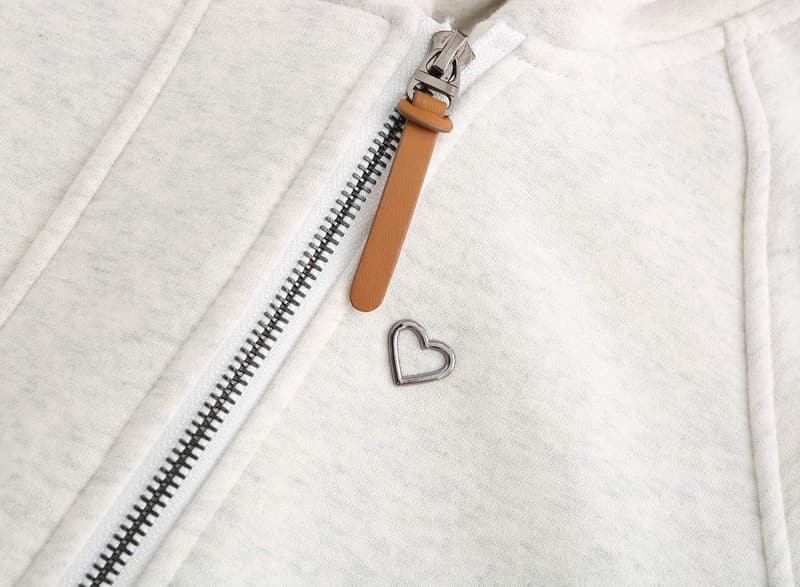 Damen Hoodie mit Reißverschluss - Langer Kapuzenpullover für Herbst/Winter