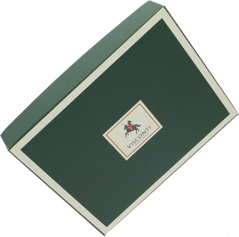Visconti Compton Leder Brieftasche mit RFID-Schutz, schwarz