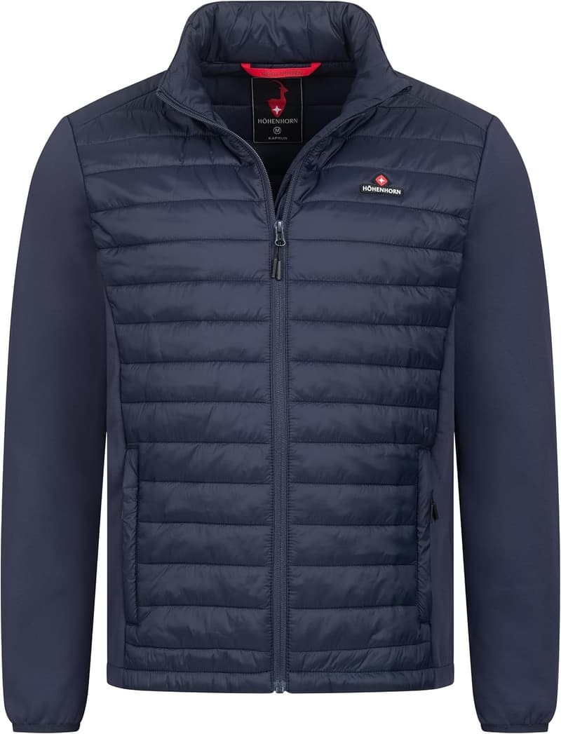 Kaprun Herren Hybridjacke Stepp- und Softshellsportjacke
