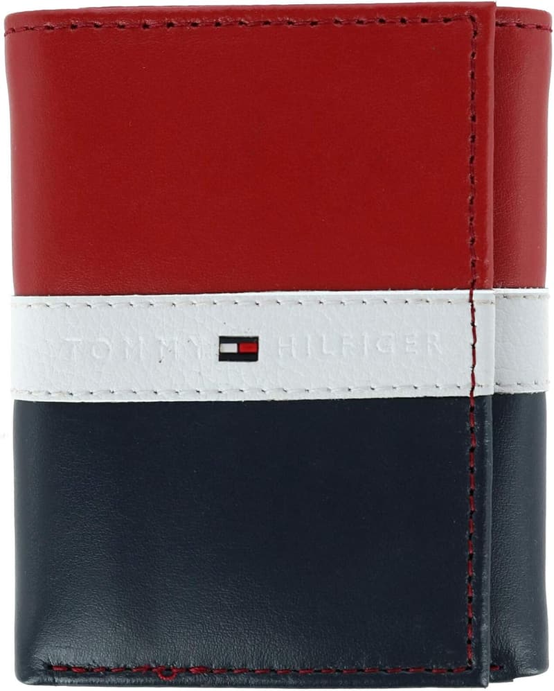 Tommy Hilfiger Herren RFID-blockierende Dreifachgefaltete Brieftasche