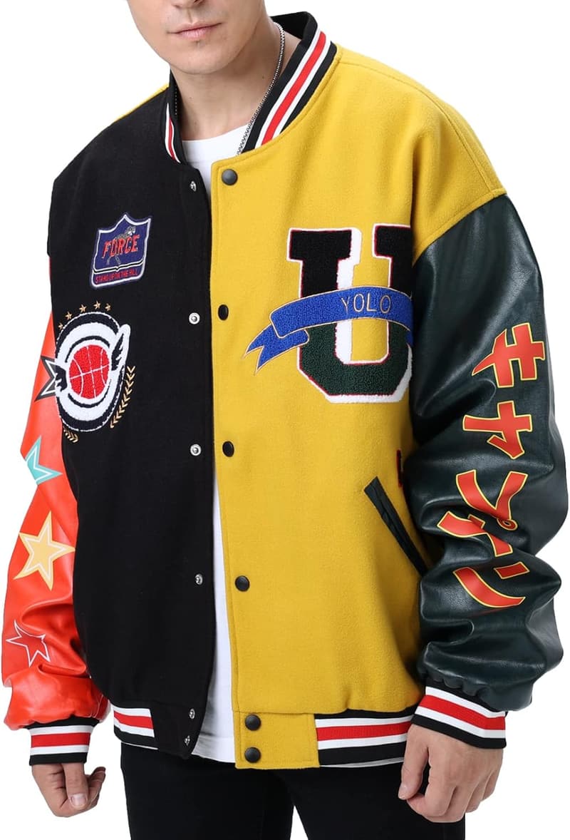 Vintage Unisex Bomberjacke im Y2K-Style für Herbst/Winter