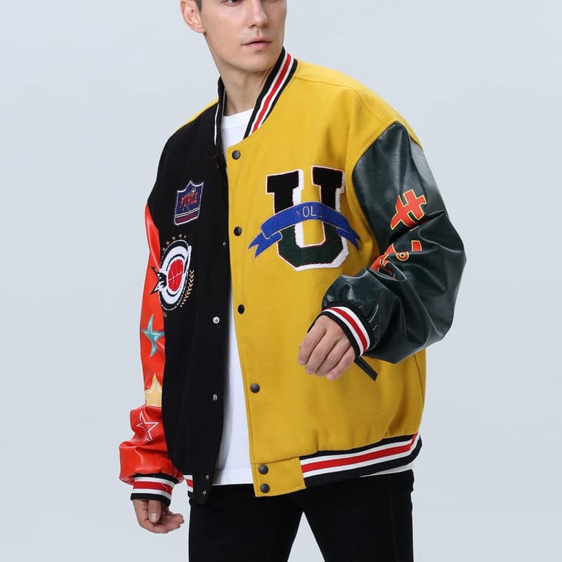 Vintage Unisex Bomberjacke im Y2K-Style für Herbst/Winter