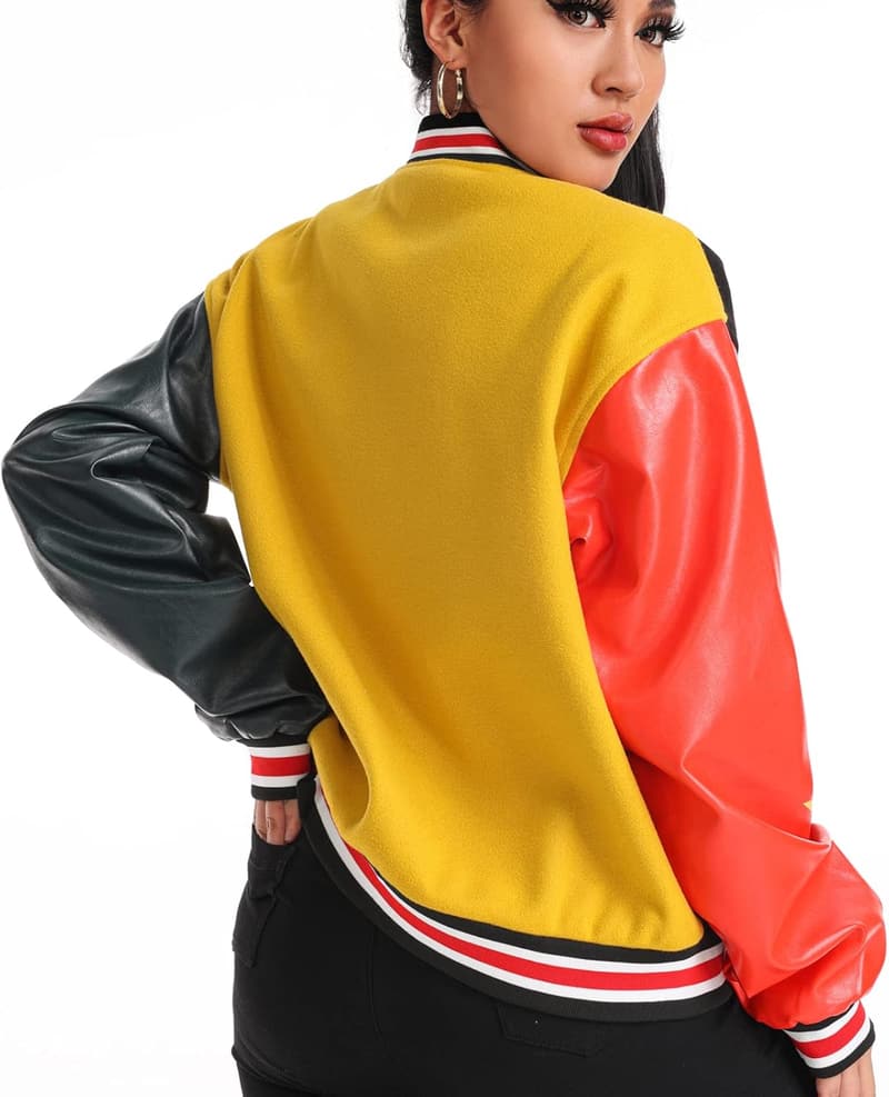 Vintage Unisex Bomberjacke im Y2K-Style für Herbst/Winter