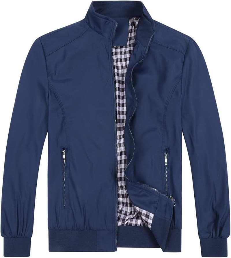 Leichte Herren Übergangsjacke im Regular Fit für Freizeit und Sport