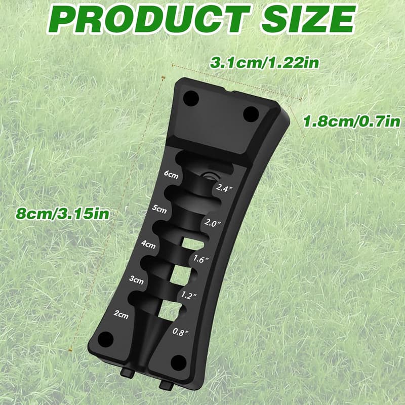 Tragbarer 3-in-1 Golf Tee Höhenversteller mit Ballmarker und Divot-Werkzeug