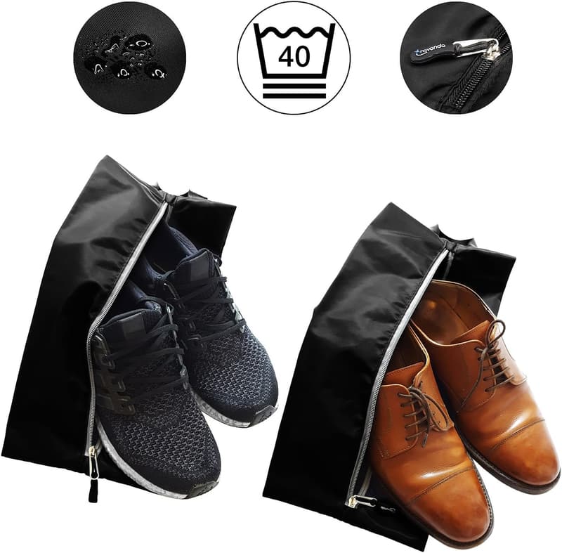 Reise Schuhtaschen 2er Set – Wasserfest und schmutzabweisend