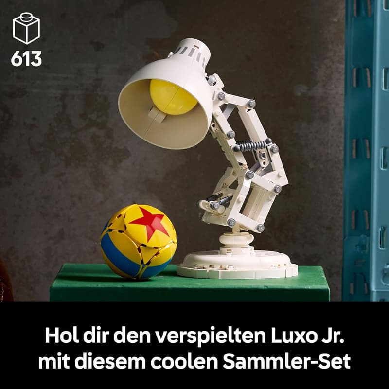 LEGO Ideas | Disney Pixar Luxo Jr. - Bausatz für Erwachsene mit Schreibtischlampe 21357