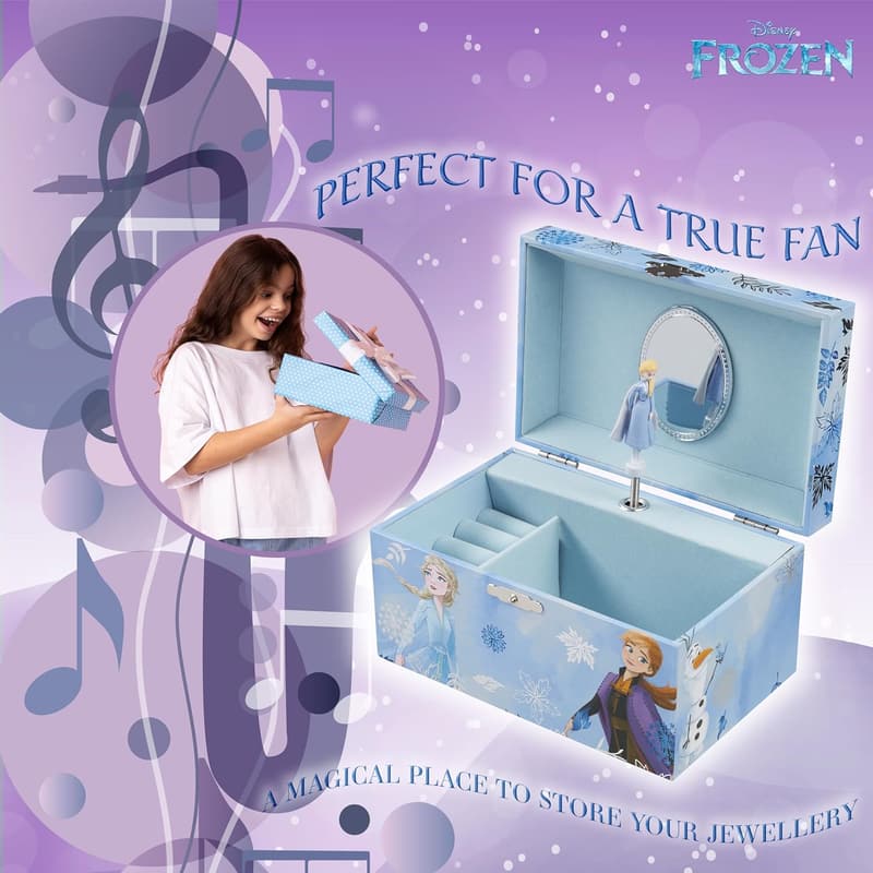Disney Encanto Spieluhr Schmuckkästchen für Mädchen – Blau