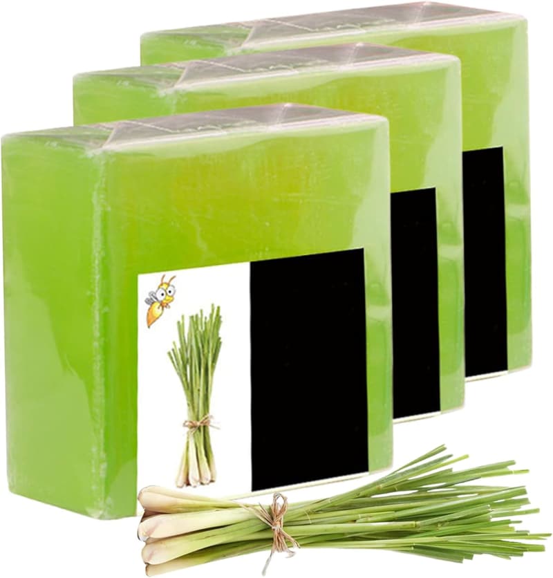 Bio-Zitronengras-Seife 100g - 3er Set für Körper und Gesicht