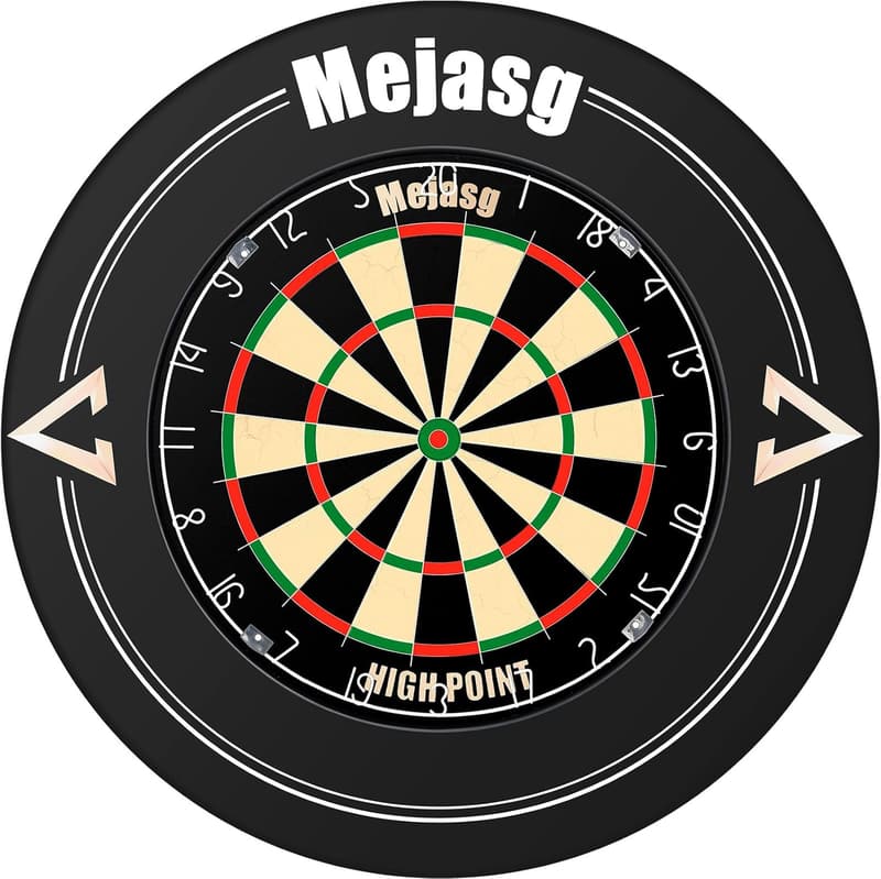 Profi Dartscheibe Set mit 6 Metall-Dartpfeilen für Erwachsene