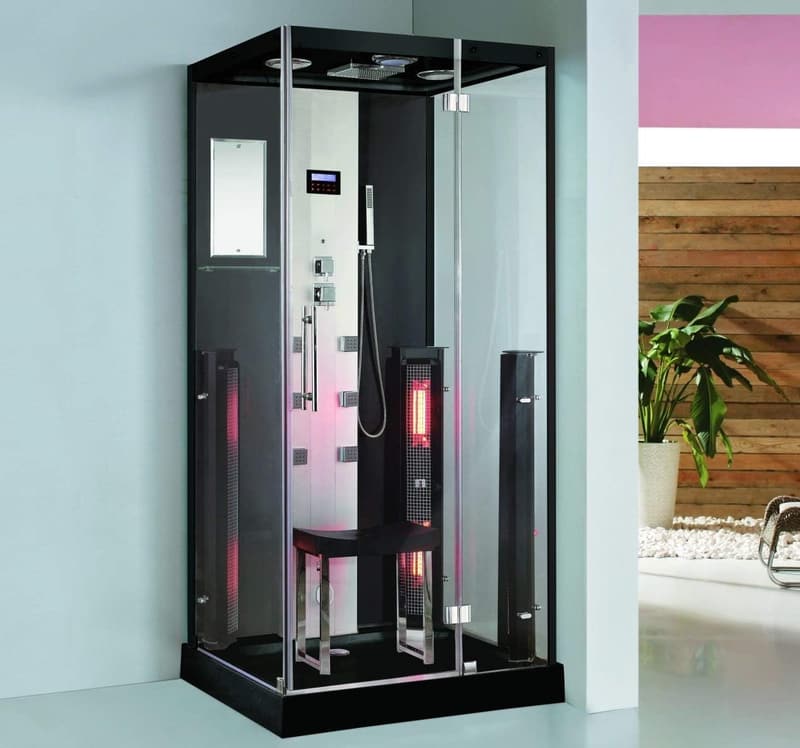 Luxus Dampfdusche und Infrarotsauna Kombi mit Radio