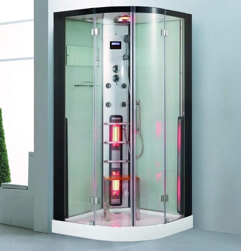 XXL Luxus Dampfdusche mit Infrarotsauna und Radio