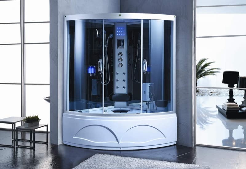 XXL Luxus Dampfdusche mit Whirlpool und Radio