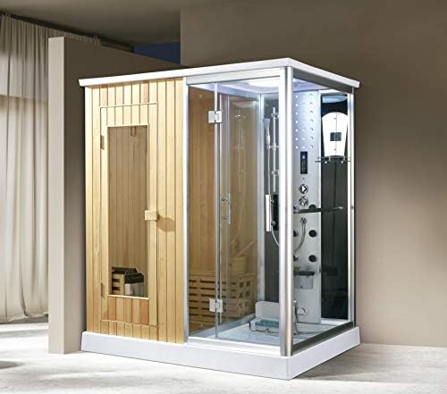 XXL Dampfdusche mit Sauna und Radio – Luxus Wellness-Oase