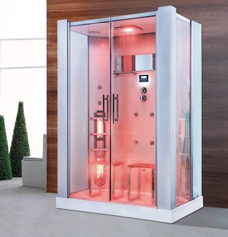 XXL Luxus Dampfdusche mit Infrarotsauna und Radio