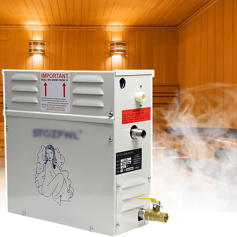 Roboraty Dampfduschgenerator 3-9 kW mit Temperaturanpassung und Timer