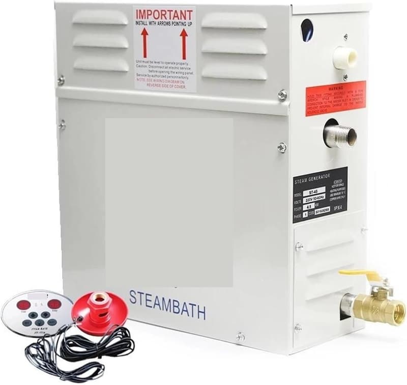 Dampfgenerator für Sauna und Dusche, 3–18 kW, digitaler Controller