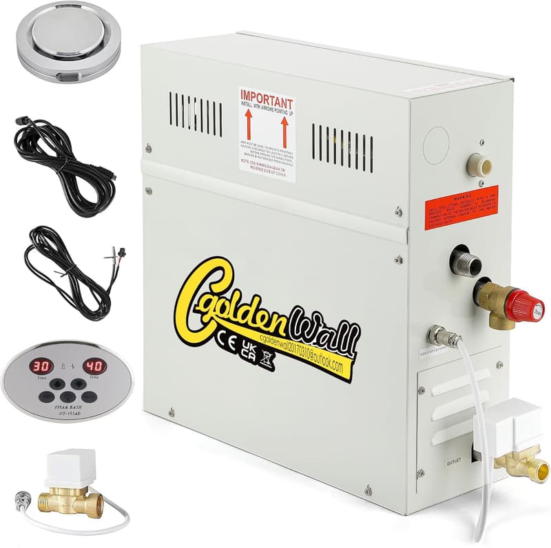 Sauna Dampfgenerator Kit 9KW mit Digital-Controller für Heim-Spa