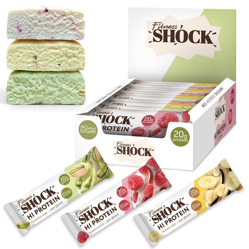 High Protein Riegel Mixbox – 20g Eiweiß, zuckerfrei, 12 Stück
