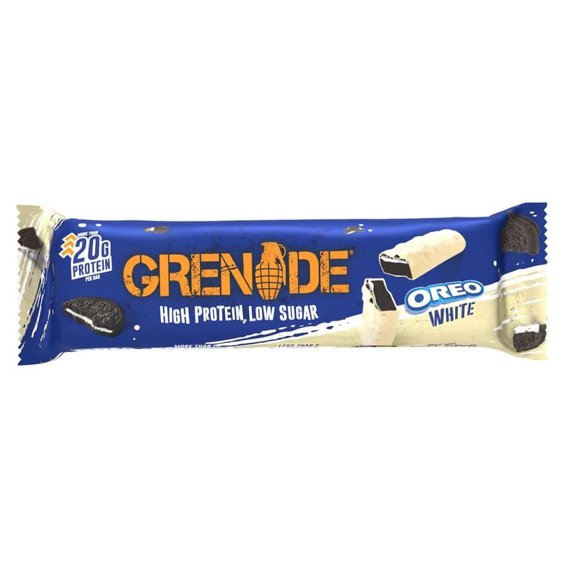 Grenade Proteinriegel OREO White - Zuckerarm, 12 x 60 g