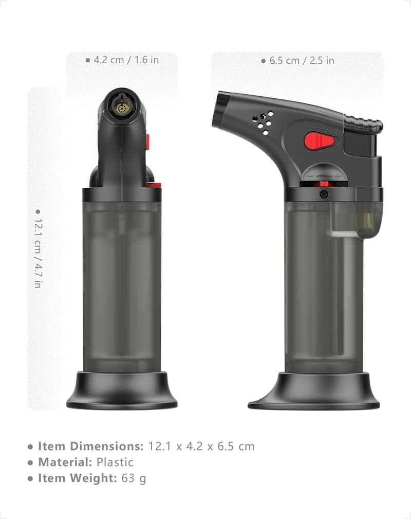 Sturmfeuerzeuge 4er-Set, nachfüllbar, für Outdoor-Aktivitäten