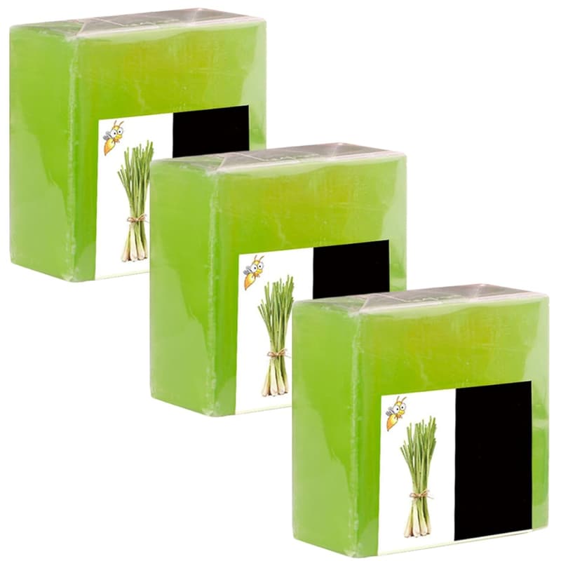 Naturseife mit Zitronengras 3er Set – für Körper und Gesicht