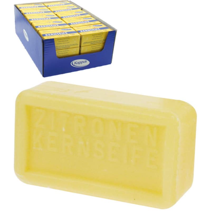 150g KAPPUS Zitronen-Kernseife, 5 Stück, erfrischend und reinigend
