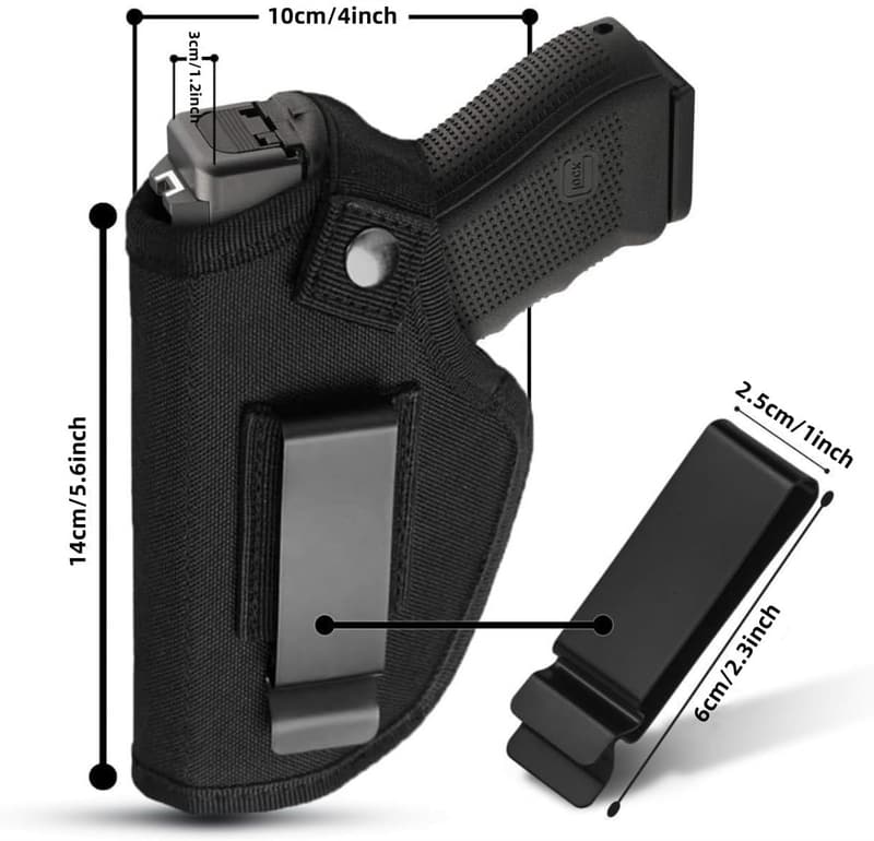 Universal Holster Set für Glock 17 und andere Modelle (2er Pack)