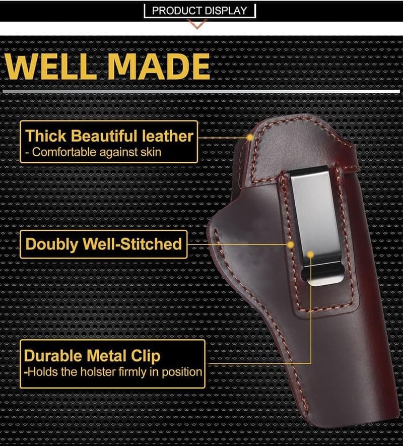 Taktisches Lederholster für Colt 1911 – verdecktes Tragen