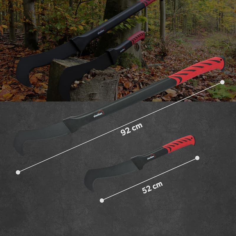 Garten-Machete aus Feder-Karbonstahl mit Kunststoffgriff