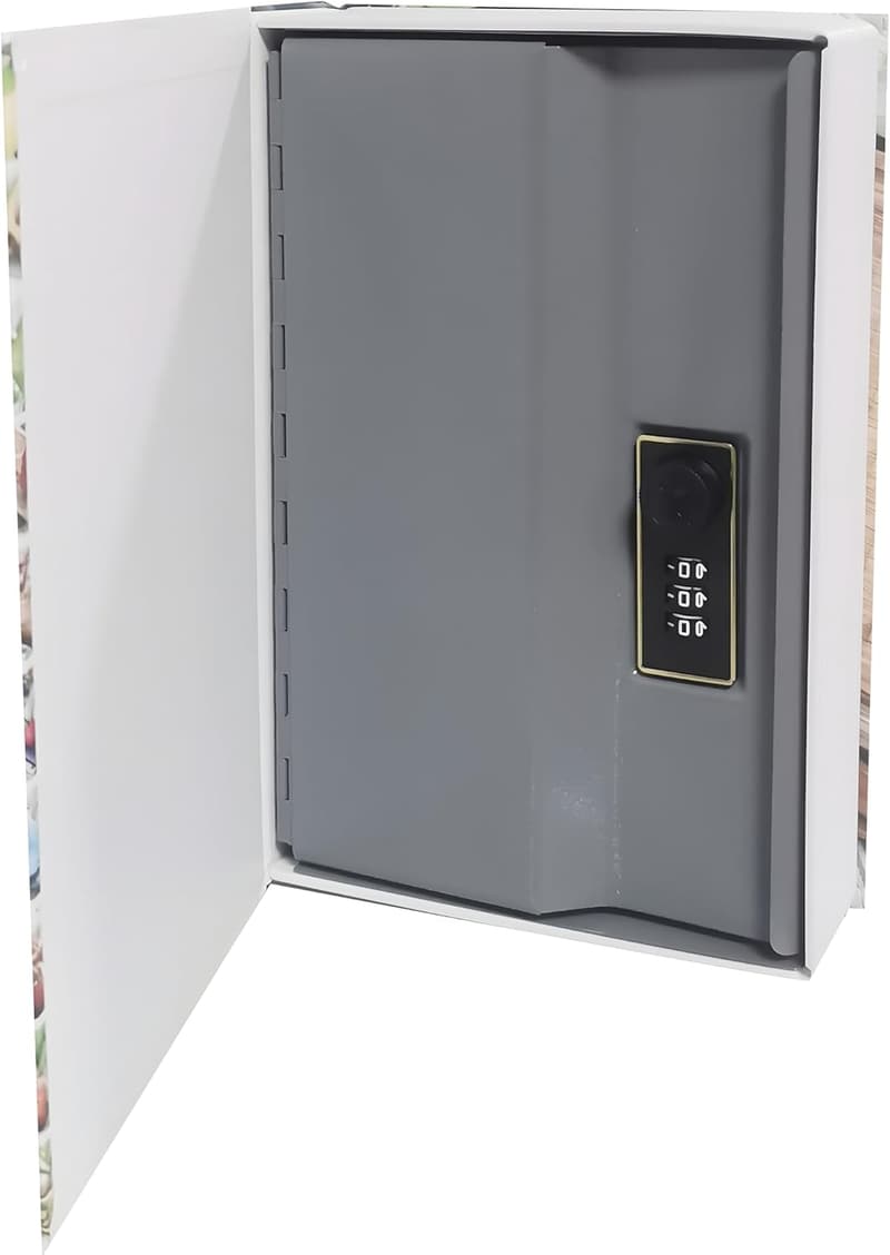 KH-Security Kochbuch-Safe aus Aluminium mit Zahlenschloss