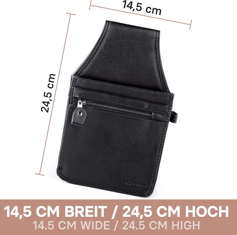 SWISSONA Kellnertasche aus strapazierfähigem Kunstleder für Profis