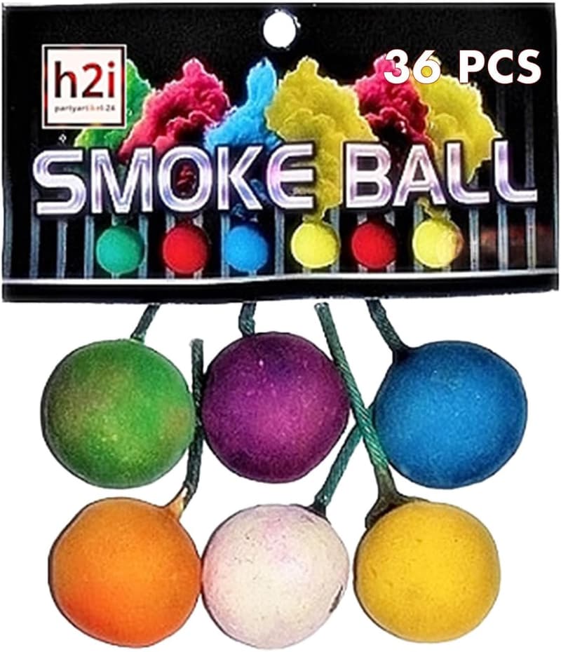 Smoke Balls - 36 Stück | Rauchgenerator für ganzjähriges Feuerwerk