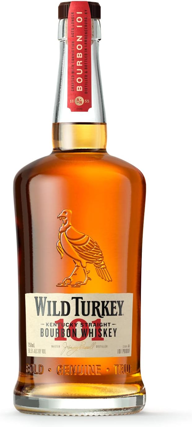 Wild Turkey 101 Bourbon Whiskey 0,7 l | 50,5% Vol. | Geschenk für Männer