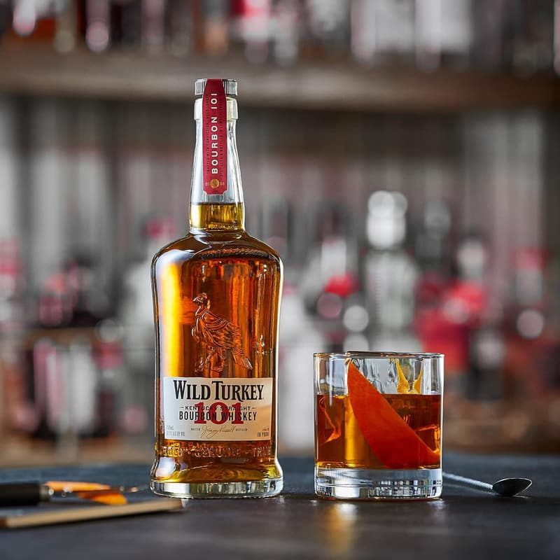 Wild Turkey 101 Bourbon Whiskey 0,7 l | 50,5% Vol. | Geschenk für Männer