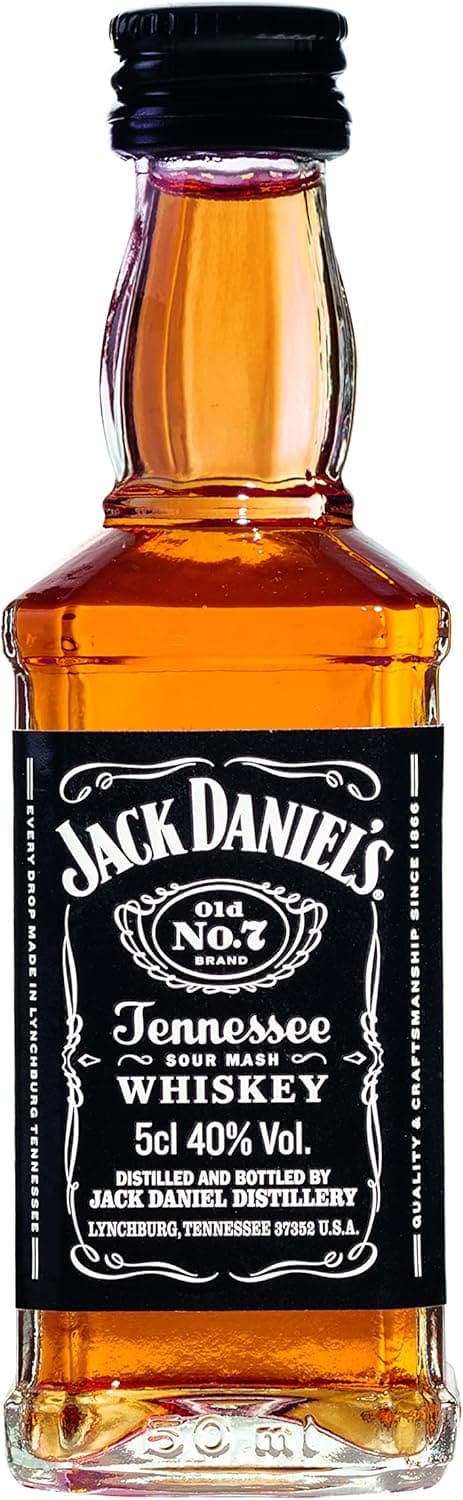 Jack Daniel's Old No. 7 Tennessee Whiskey - 10 x 50ml Flasche, 40% Vol.