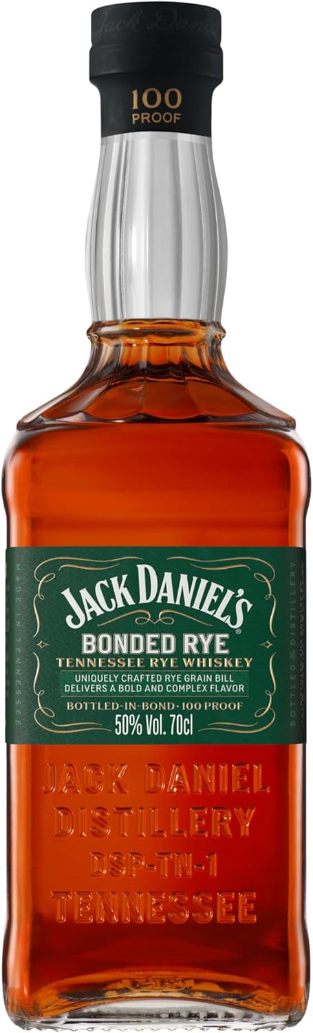 Jack Daniel's Bonded Rye - Tennessee Whiskey - 0,7L, 50% Vol, komplexer Geschmack