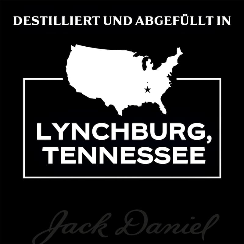 Jack Daniel's Bonded Rye - Tennessee Whiskey - 0,7L, 50% Vol, komplexer Geschmack