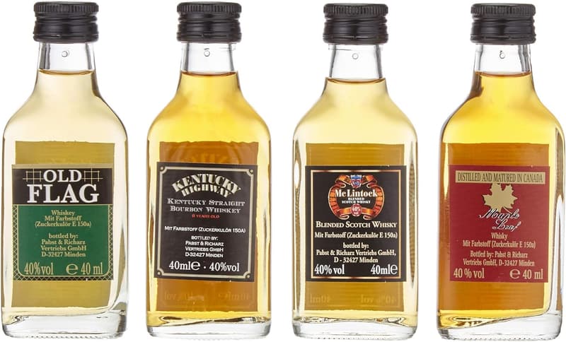 Whiskey-Probierglas-Set 4 x 4cl