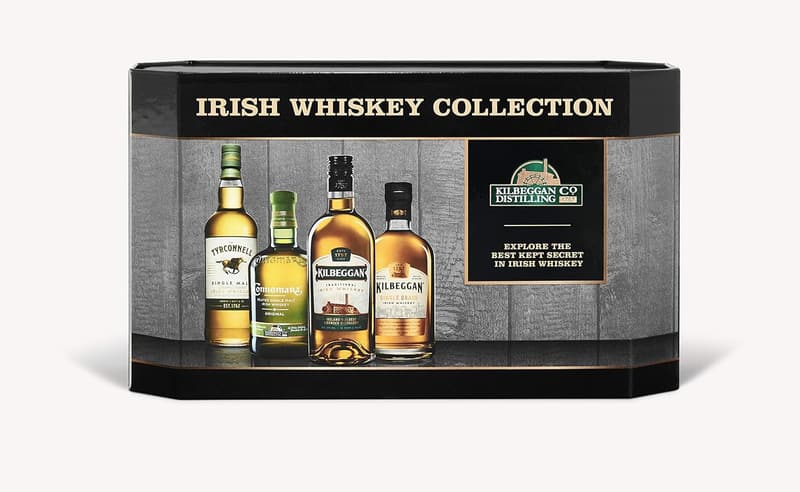 Irisches Whiskey Geschenkset mit 4 Miniaturen – Cooley Collection