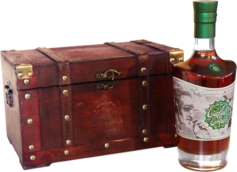 Premium Rum Geschenkset aus Panama mit 21 Jahre Reifung und Holztruhe