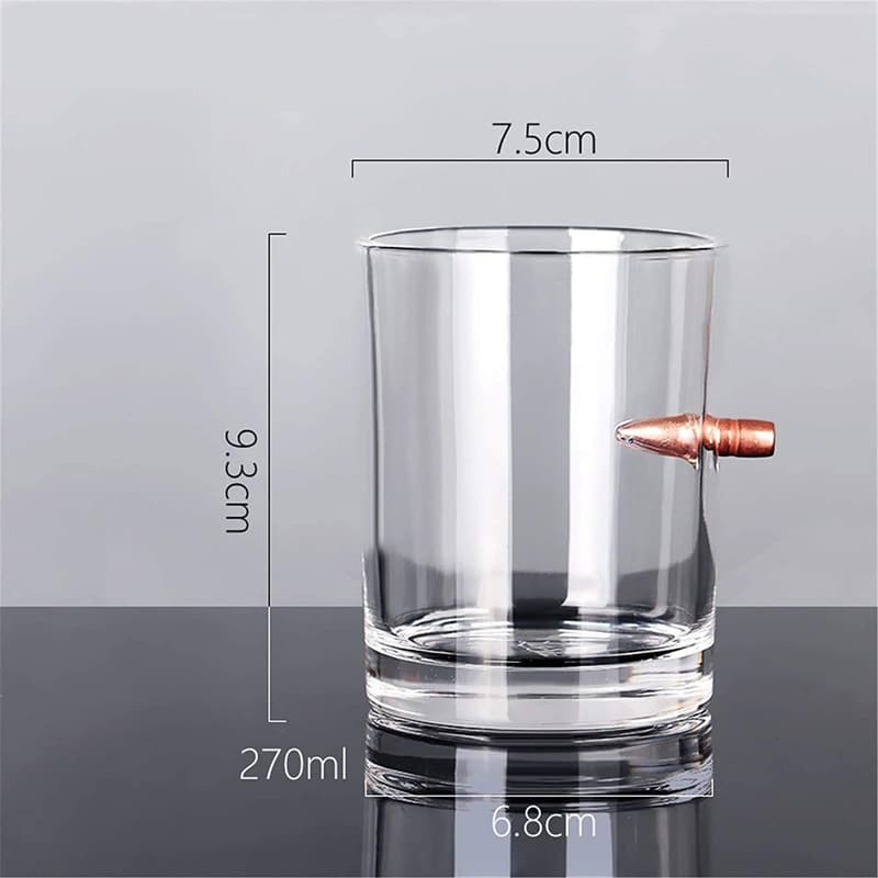Whisky Gläser Set mit kreativen Kugel-Design - 2 Stück Geschenk für Väter