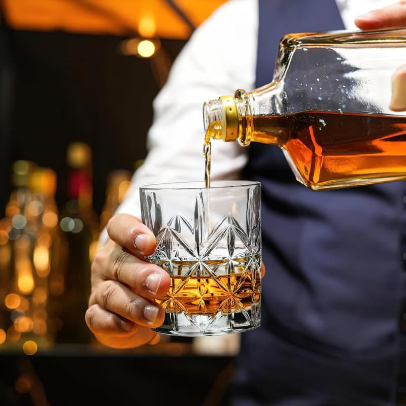 Whiskygläser Set (2er) mit Geschenkbox – 330ml für Männer