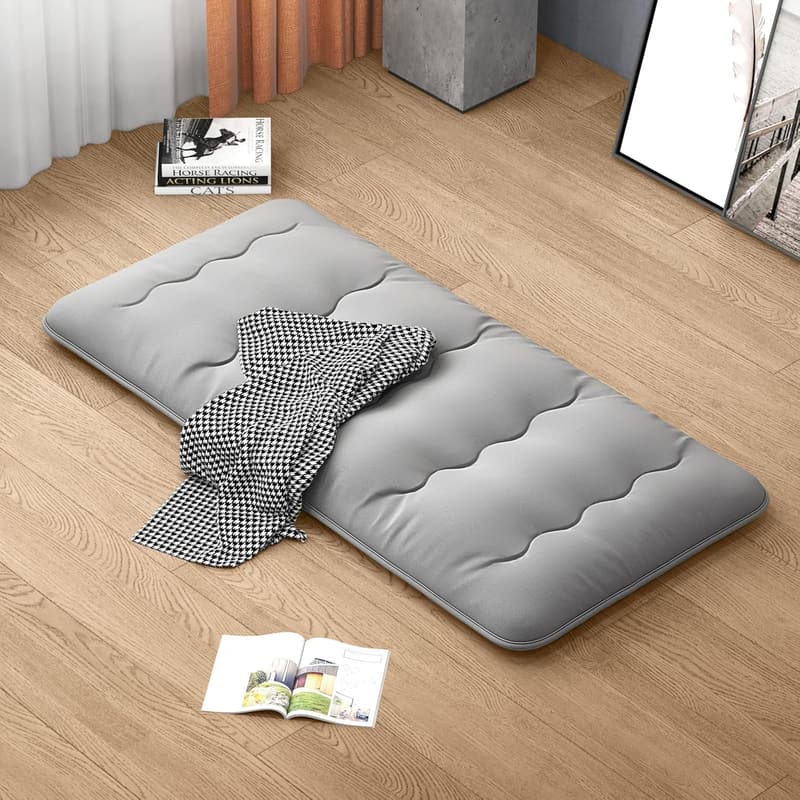 Futonmatratze 90x200 cm, faltbar & tragbar für Gästezimmer