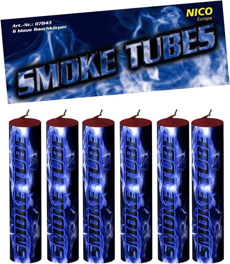 Rauchgenerator für Events - nico 6X Smoke Tube Rauchbomben