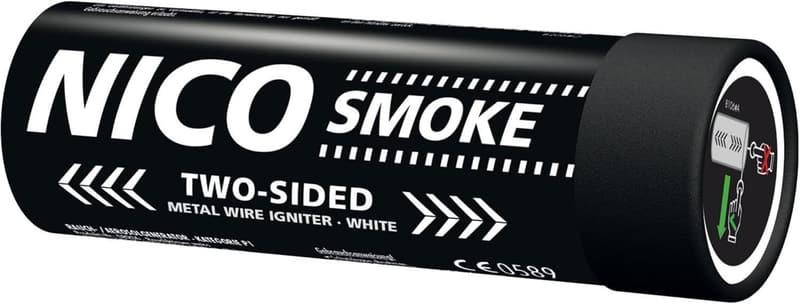 NICO Smoke, 50s, weiße, doppelseitige Zigarette