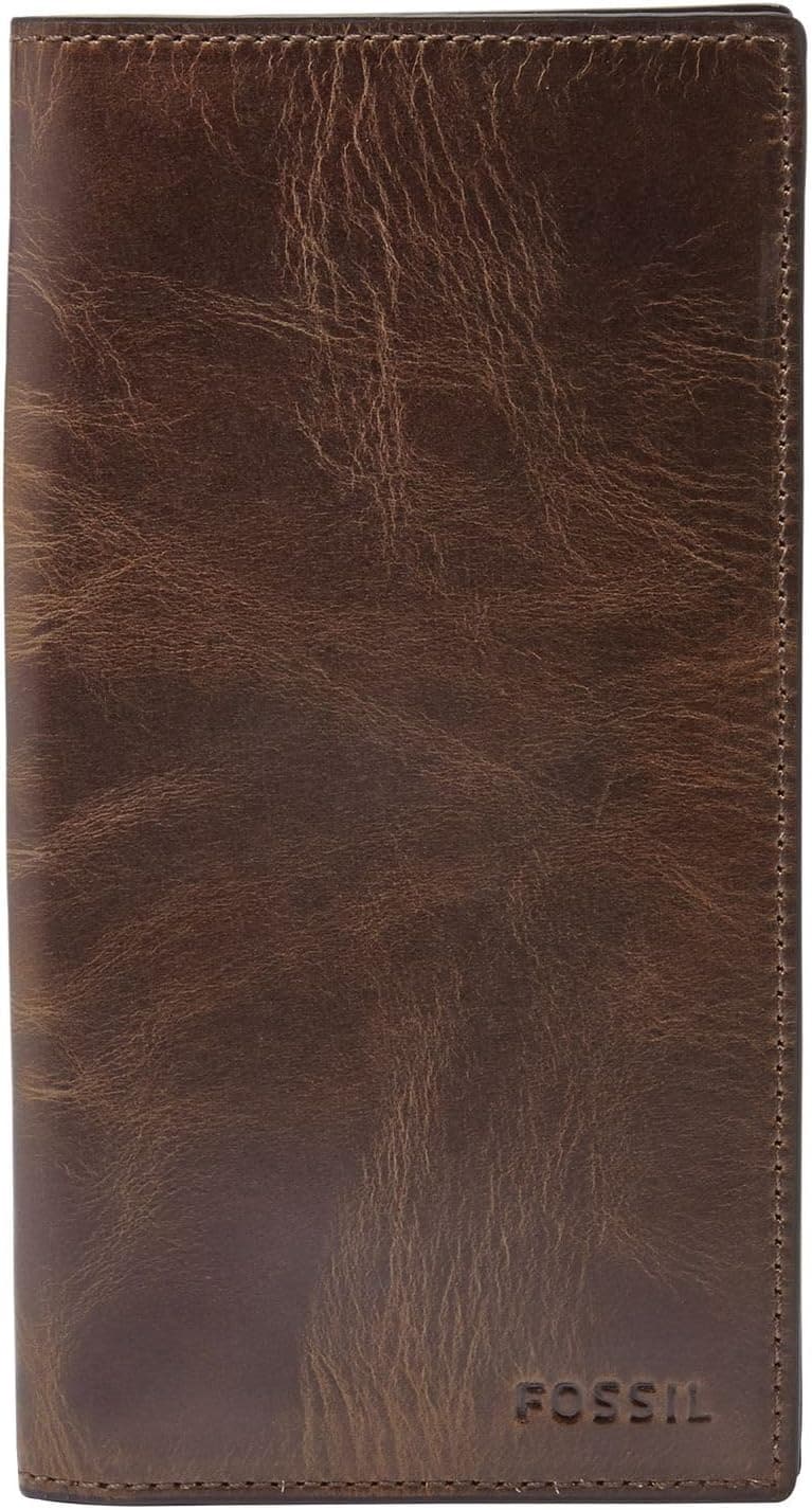 Fossil Derrick Herren Portemonnaie-Set aus Leder und Polyester